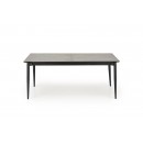 Стол обеденный HALMAR CHARLES серый мрамор/черный 180-260/90